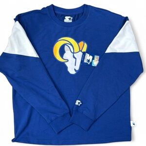 Los Angeles Rams STARTER Sweatshirt NWT Size Small